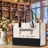 Grandma Tote Bag Grandma's Getaway Bag Grandma Nana Bag Grandma Gift Bag Shopping Bag Mothers Day Gift Live Love Spoil Bag Grandma GM1007 - Aaria Tees Aaria Tees