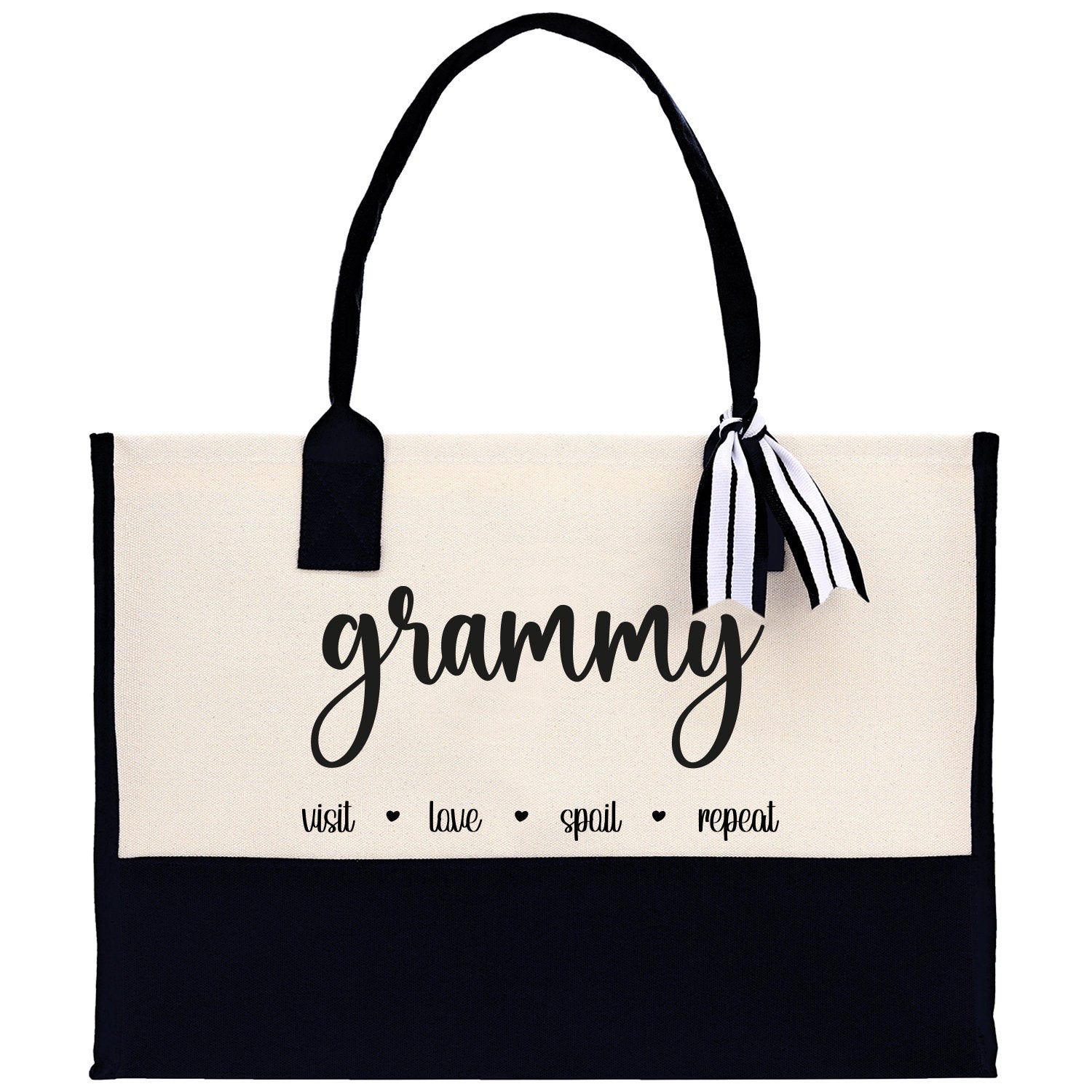 Grandma Tote Bag Grandma's Getaway Bag Grandma Nana Bag Grandma Gift Bag Shopping Bag Mothers Day Gift Live Love Spoil Bag Grandma GM1007 - Aaria Tees Aaria Tees