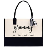 Grandma Tote Bag Grandma's Getaway Bag Grandma Nana Bag Grandma Gift Bag Shopping Bag Mothers Day Gift Live Love Spoil Bag Grandma GM1007 - Aaria Tees Aaria Tees