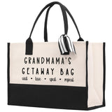 Grandmama's Getaway Bag Tote Bag Grandma's Getaway Bag Grandma Nana Bag Grandma Gift Bag Shopping Bag Mothers Day Gift Live Love Spoil Bag - Aaria Tees Aaria Tees