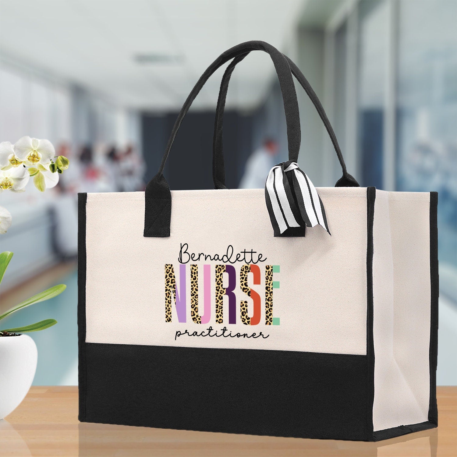 Nurse Personalized Tote Bag Nurse Gift Registered Nurse Tote RN Gift Future Nurse Gift Nursing Student Gift Nurse Graduation Gift RN1006 - Aaria Tees Aaria Tees