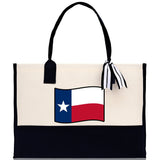 Texas Cotton Canvas Tote Bag TX Travel Vacation Tote Employee and Client Gift Wedding Favor Birthday Welcome Tote Bag Bridesmaid Gift - Aaria Tees Aaria Tees
