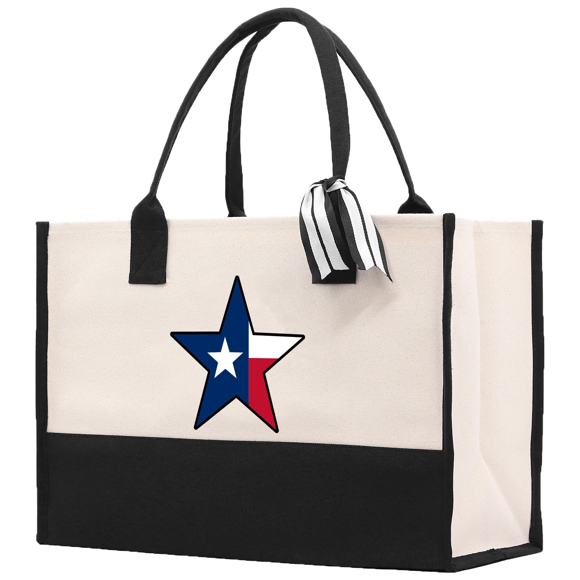 Texas Cotton Canvas Tote Bag TX Travel Vacation Tote Employee and Client Gift Wedding Favor Birthday Welcome Tote Bag Bridesmaid Gift - Aaria Tees Aaria Tees