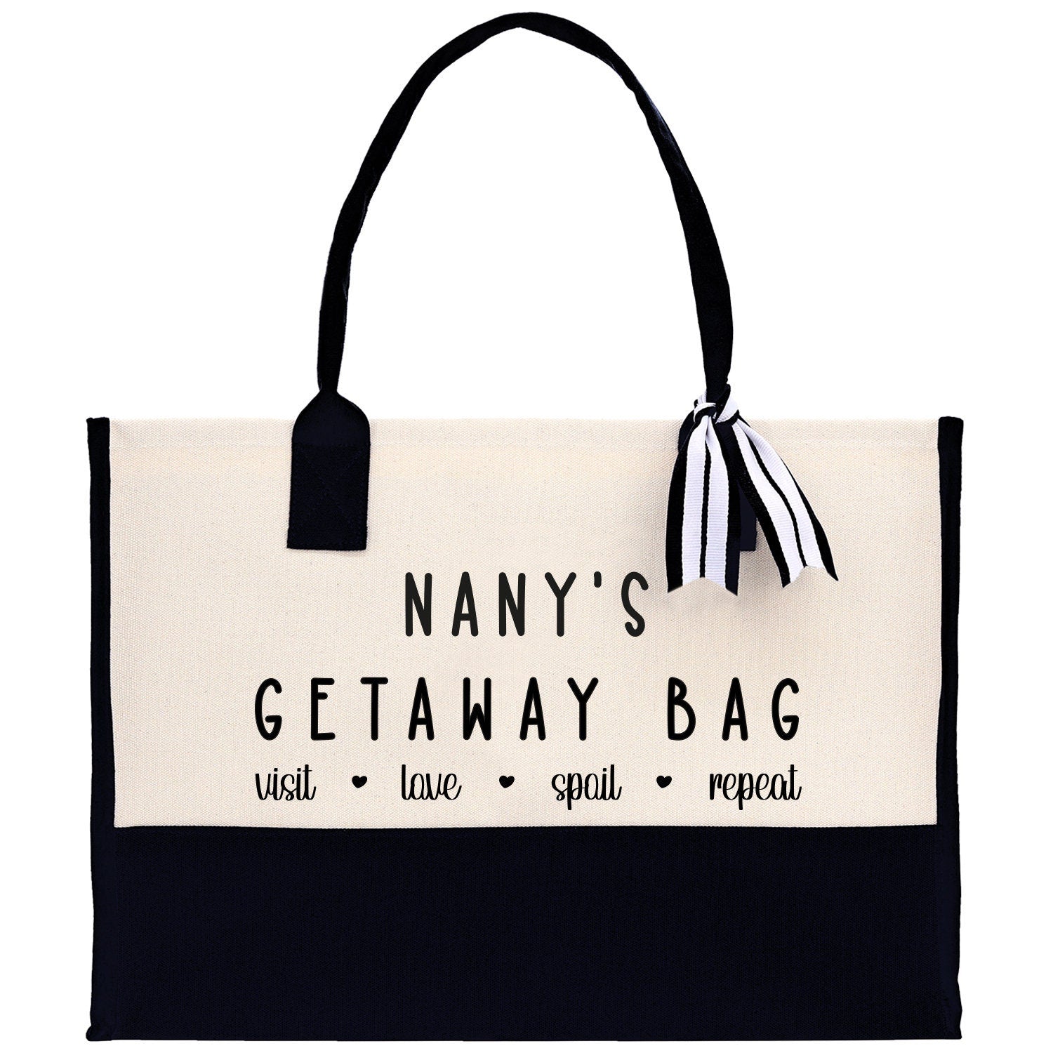 Grandma Tote Bag Grandma's Getaway Bag Grandma Nana Bag Grandma Gift Bag Shopping Bag Mothers Day Gift Live Love Spoil Bag Grandma GM1014 - Aaria Tees Aaria Tees