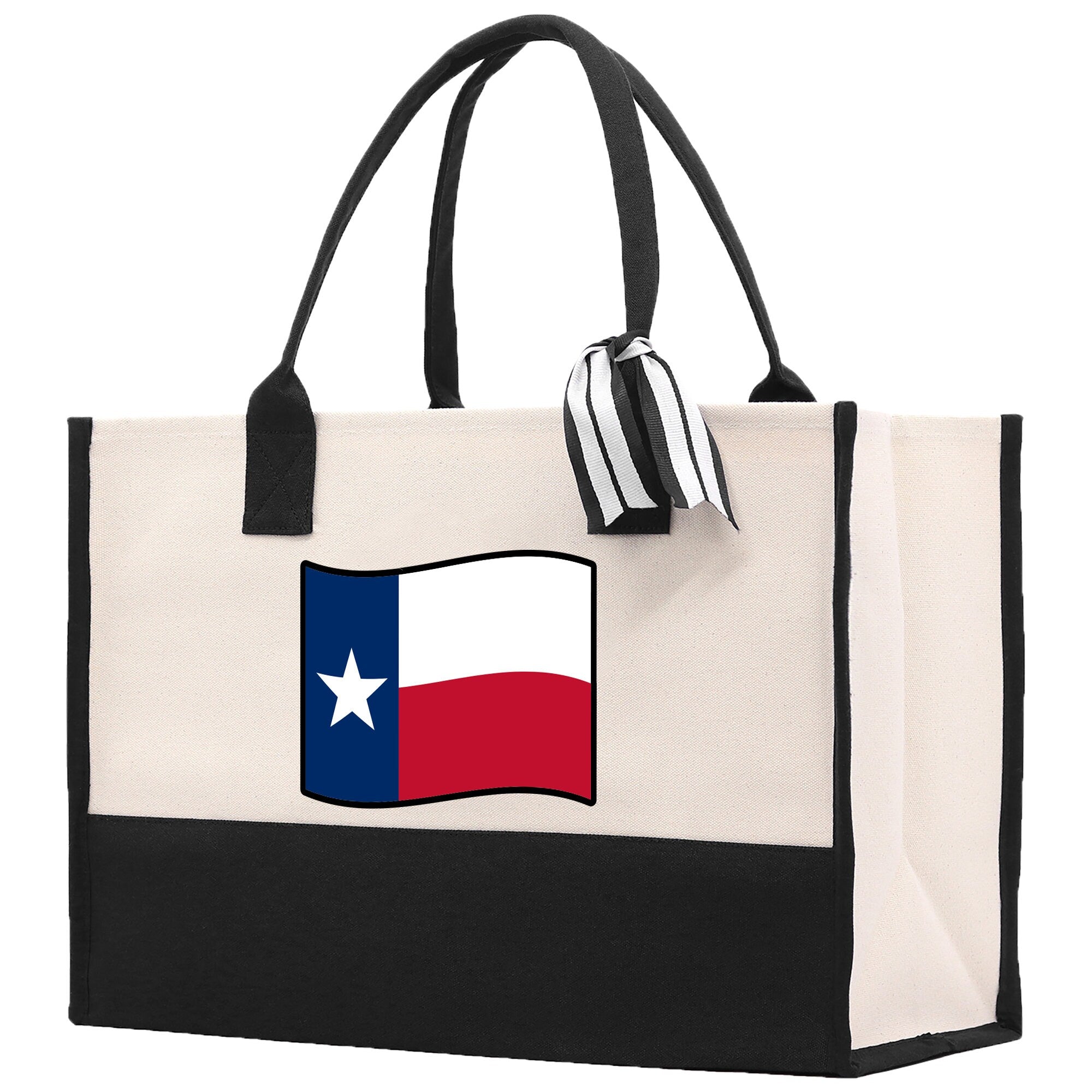 Texas Cotton Canvas Tote Bag TX Travel Vacation Tote Employee and Client Gift Wedding Favor Birthday Welcome Tote Bag Bridesmaid Gift - Aaria Tees Aaria Tees