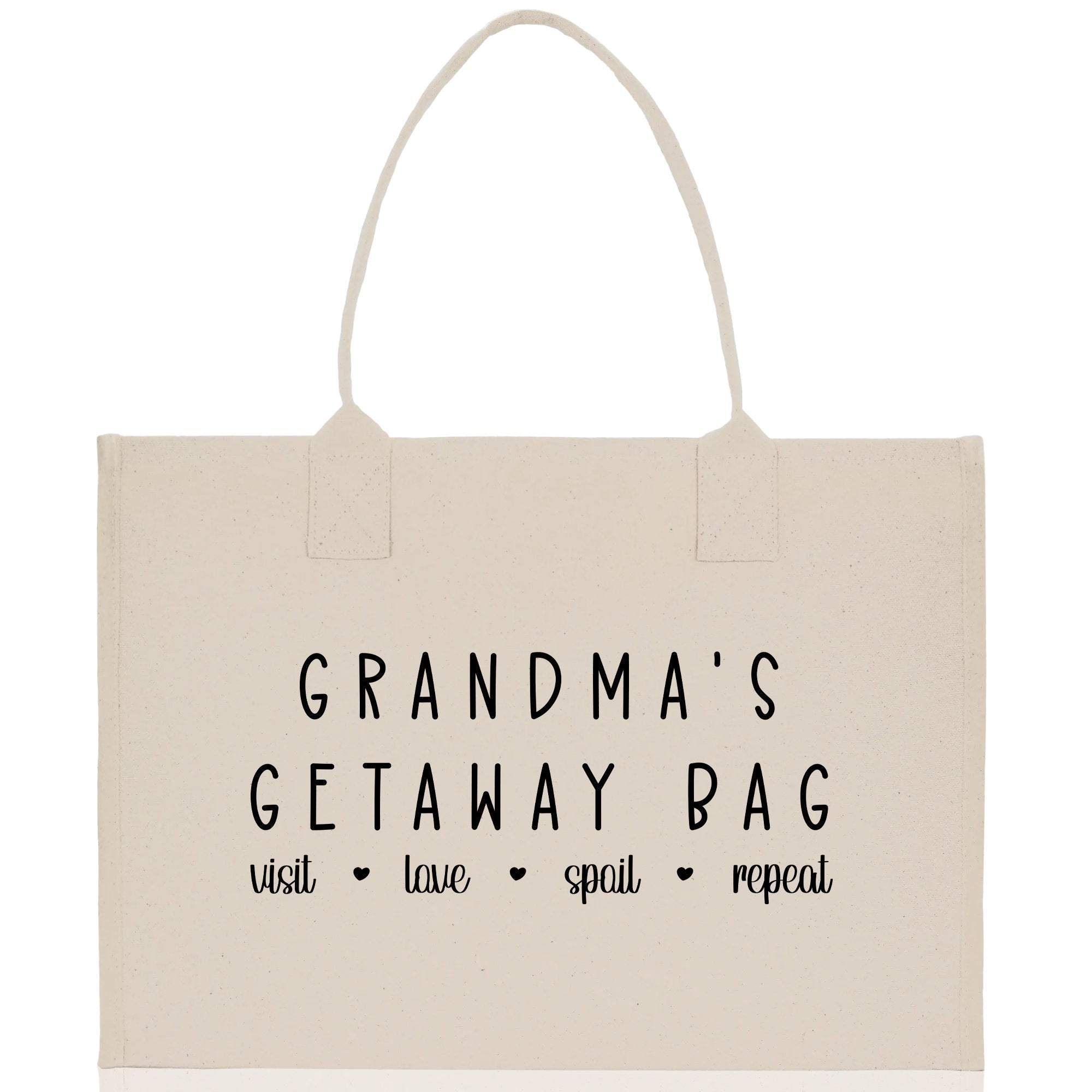Grandma Tote Bag Grandma's Getaway Bag Grandma Nana Bag Grandma Gift Bag Shopping Bag Mothers Day Gift Live Love Spoil Bag Grandma Beach Bag - Aaria Tees Aaria Tees