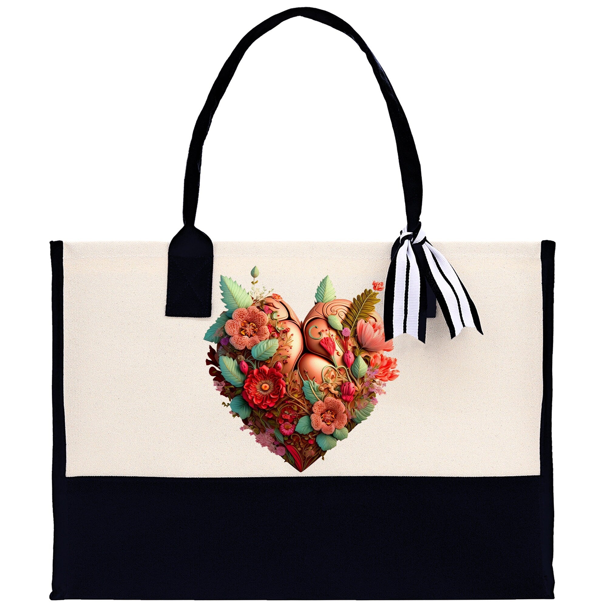 Valentine's day gifts for her True Love Tote Bag  Custom Gift Bag Valentine TMC-L-VD1003 - Aaria Tees Aaria Tees