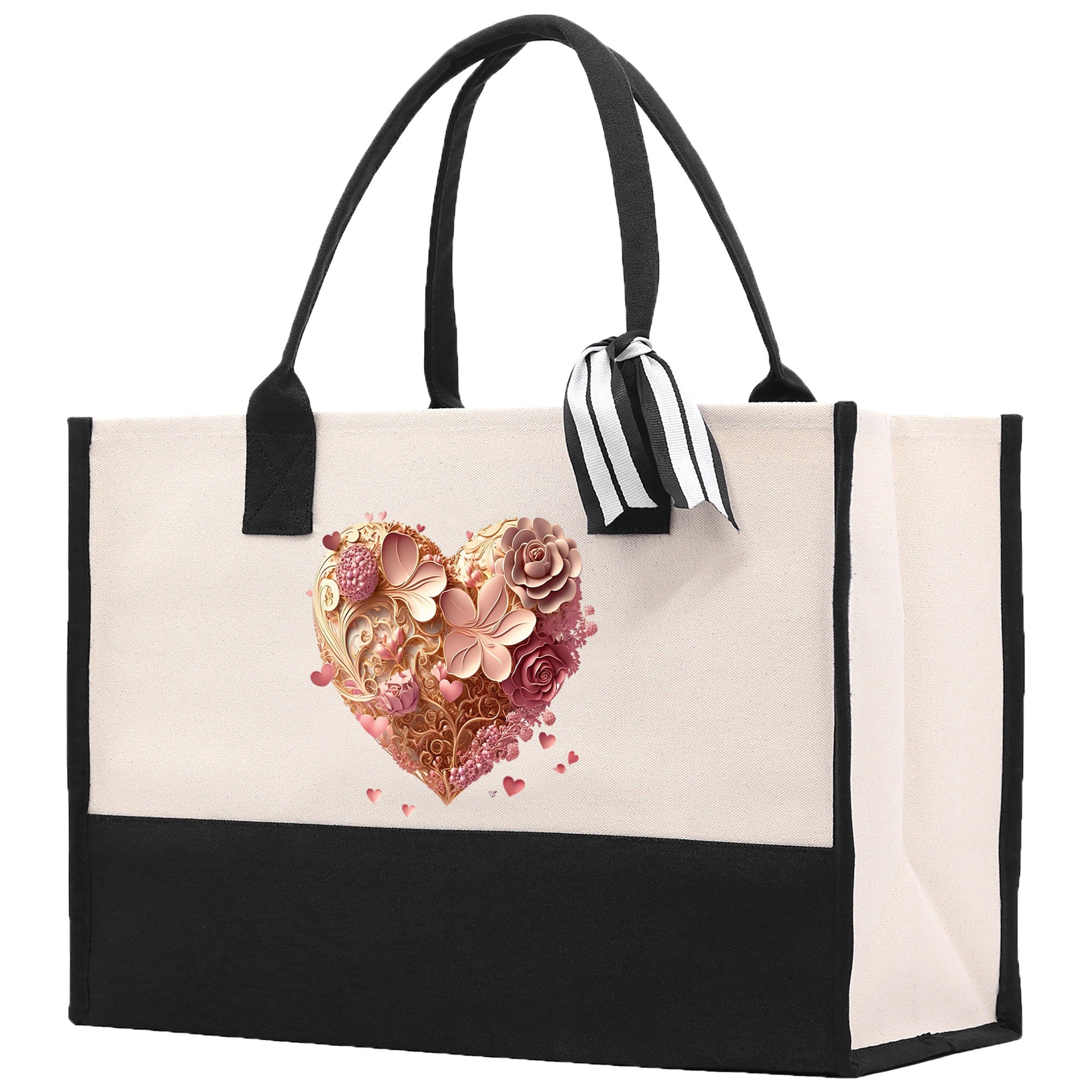 Valentine's day gifts for her True Love Tote Bag  Custom Gift Bag Valentine TMC-L-VD1002 - Aaria Tees Aaria Tees