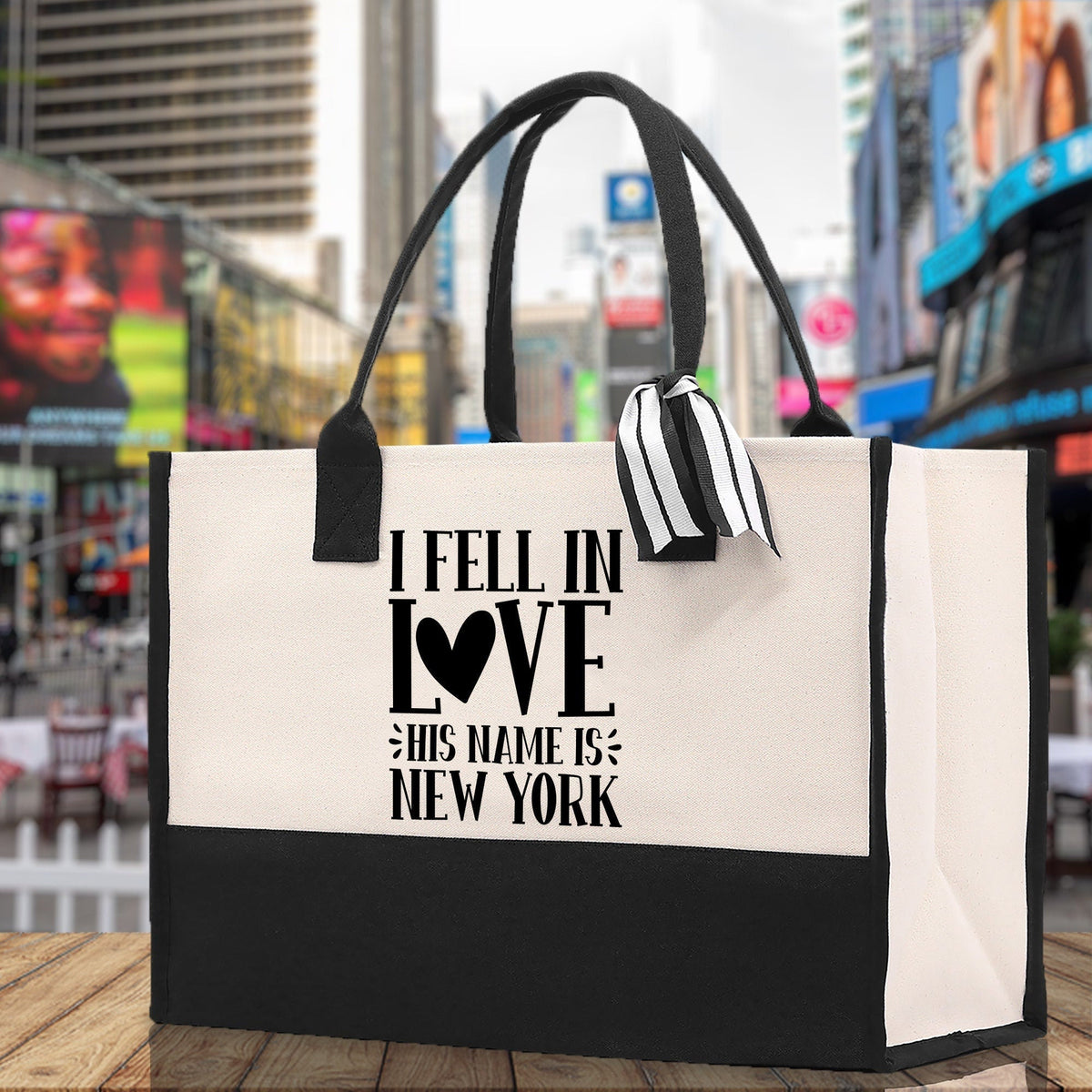 New York Cotton Canvas Tote Bag NY Travel Vacation Tote Employee and Client Gift NYC Wedding Favor Birthday Welcome Tote Bag Bridesmaid Gift - Aaria Tees
