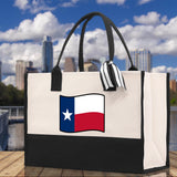 Texas Cotton Canvas Tote Bag TX Travel Vacation Tote Employee and Client Gift Wedding Favor Birthday Welcome Tote Bag Bridesmaid Gift - Aaria Tees Aaria Tees