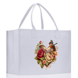Heart Canvas Tote Bag Happy Valentines Day Gift for Her Love Tote Bag Lovers Gift Mother Day Gift Cute Valentines Gift - Aaria Tees Aaria Tees