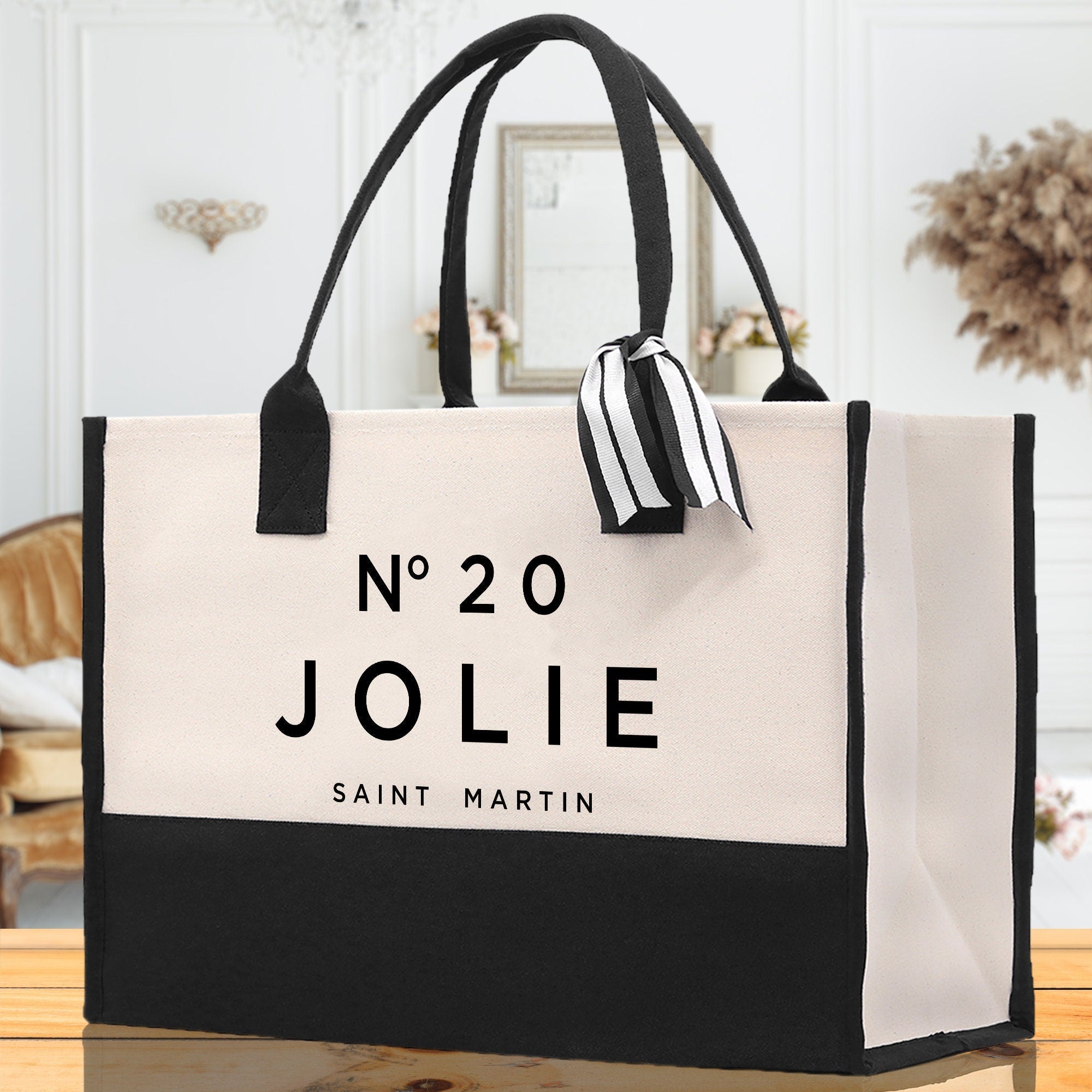 Birthday Celebration Personalized Gift Canvas Tote Bag with Name and State 40th 50th Birthday Gift Tote Bag for Her Custom Birthday Gift - Aaria Tees Aaria Tees