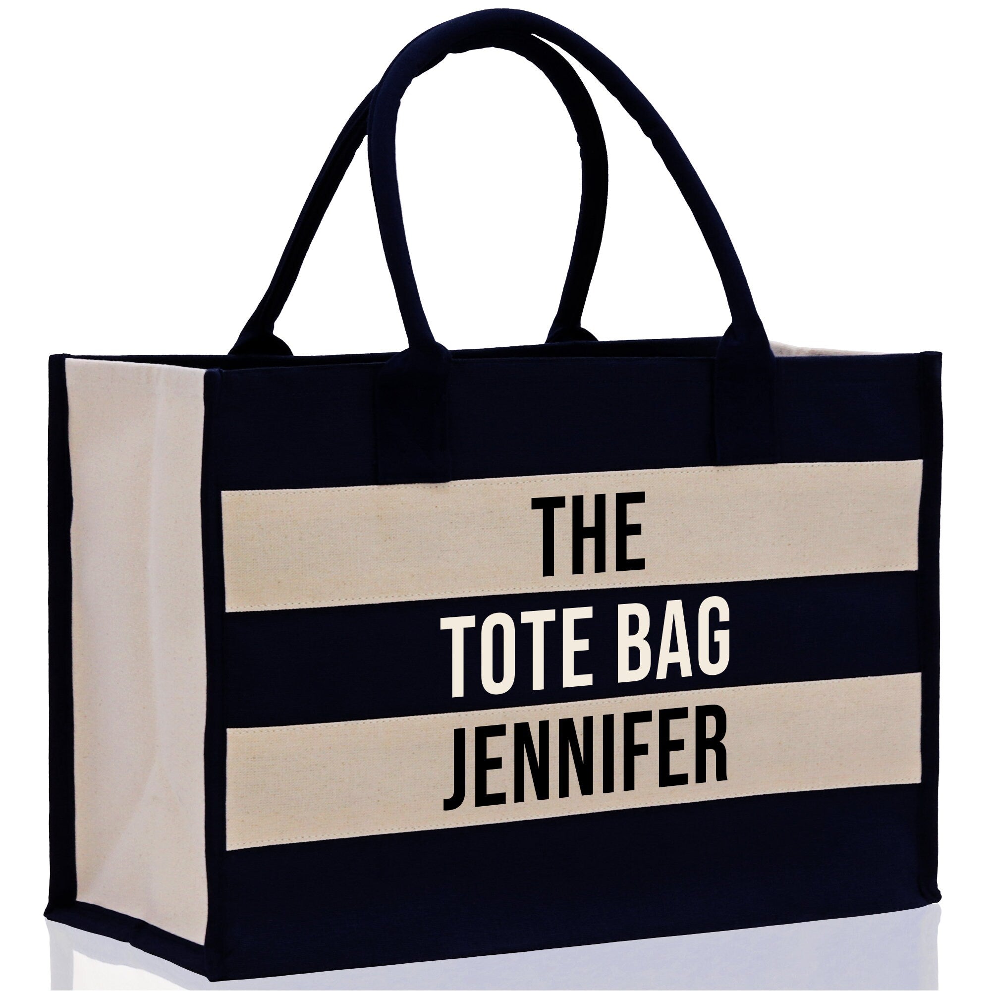 The Tote Bag Black Name Personalized Gift Tote Bag Ballet Teacher Bag Gymnastic Bag Dance Student Bag for Teacher Custom Gift Bag ST1001 - Aaria Tees Aaria Tees