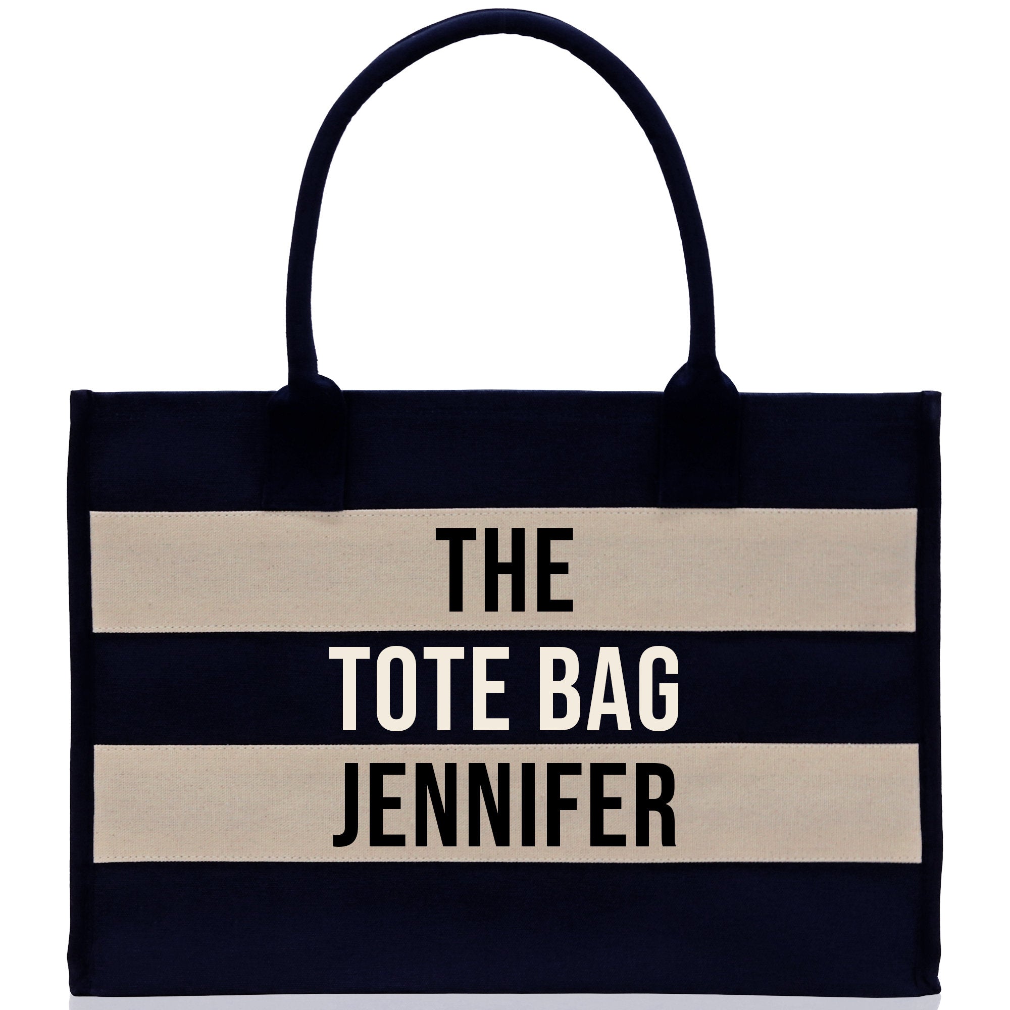 The Tote Bag Black Name Personalized Gift Tote Bag Ballet Teacher Bag Gymnastic Bag Dance Student Bag for Teacher Custom Gift Bag ST1001 - Aaria Tees Aaria Tees