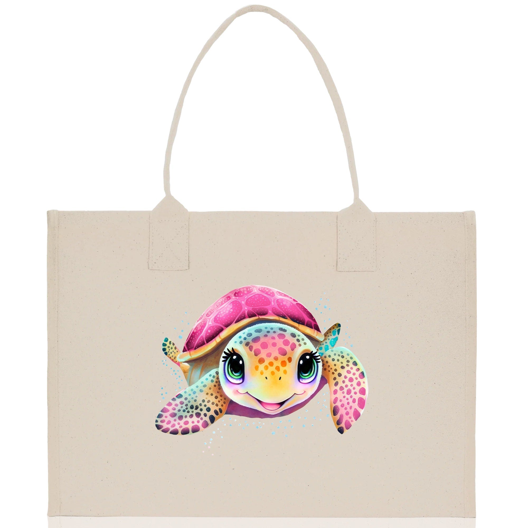 Sea Turtle Canvas Tote Bag Ocean Tote Bag Turtle Lover Tote Bag Animal Lover toTe Bag Ocean Lover Gift Tortoise Tote Bag Nature Lover Tote - Aaria Tees Aaria Tees
