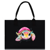 Sea Turtle Canvas Tote Bag Ocean Tote Bag Turtle Lover Tote Bag Animal Lover toTe Bag Ocean Lover Gift Tortoise Tote Bag Nature Lover Tote - Aaria Tees Aaria Tees