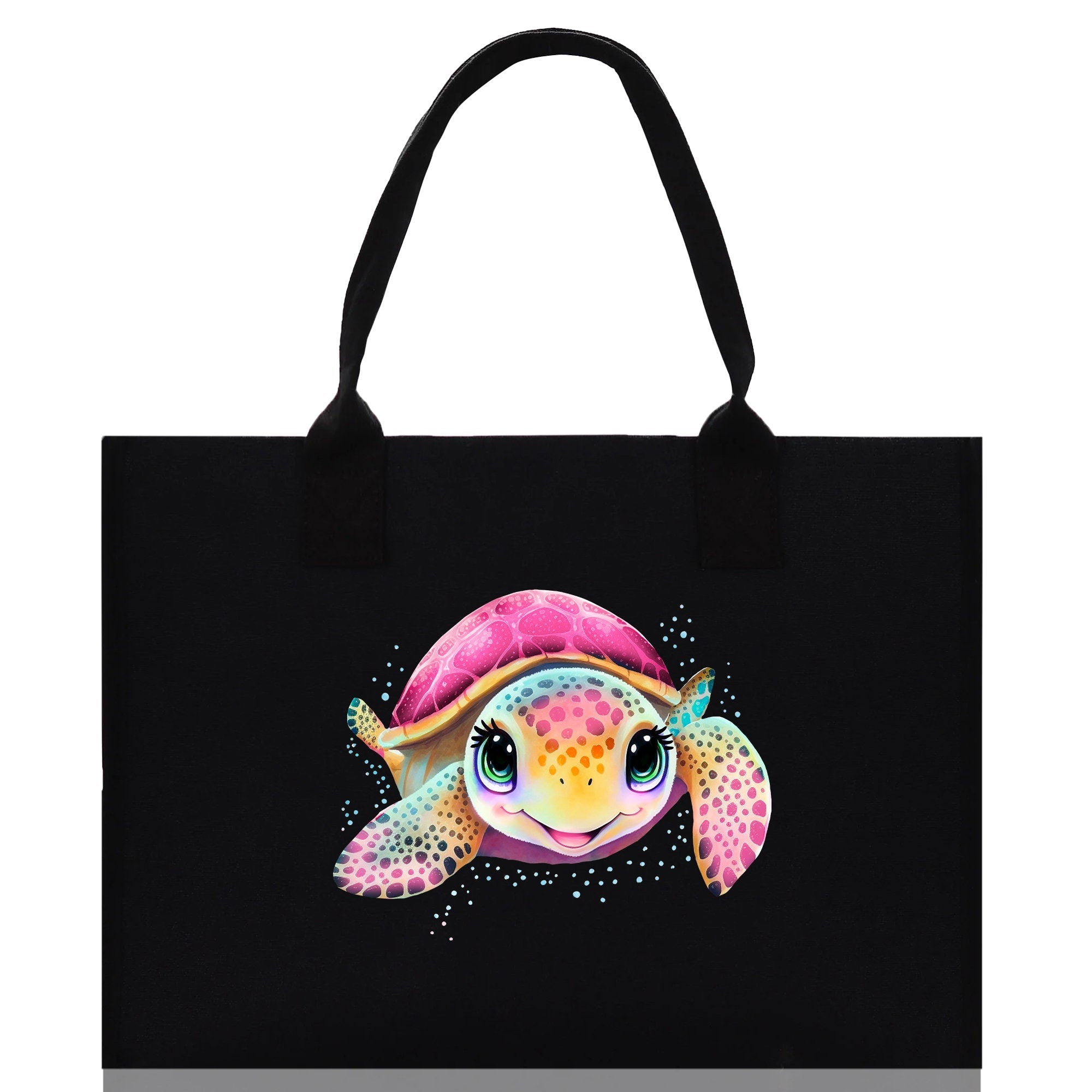 Sea Turtle Canvas Tote Bag Ocean Tote Bag Turtle Lover Tote Bag Animal Lover toTe Bag Ocean Lover Gift Tortoise Tote Bag Nature Lover Tote - Aaria Tees Aaria Tees
