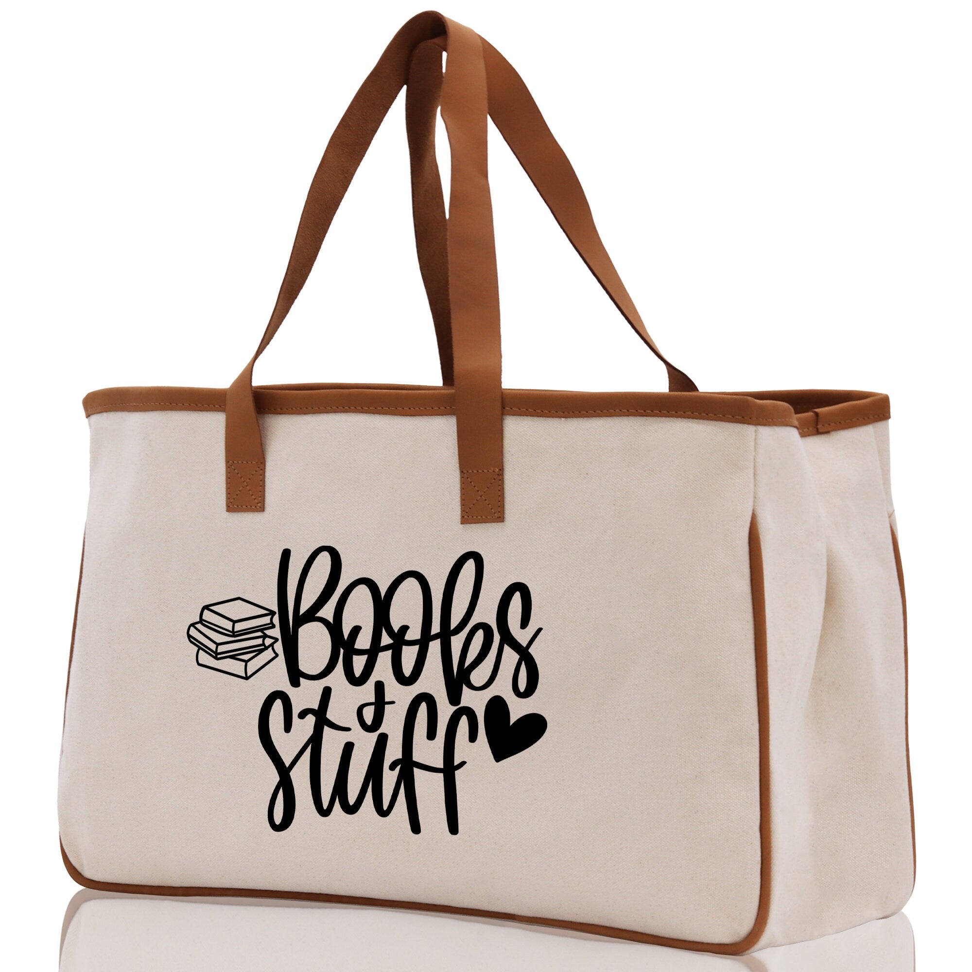 Books Stuff Tote Bag Bookworm Gift Book Quotes Party Gift Book Lover Tote Book Canvas Tote Bag Birthday Gift Library Bag Grocery Bag - Aaria Tees Aaria Tees