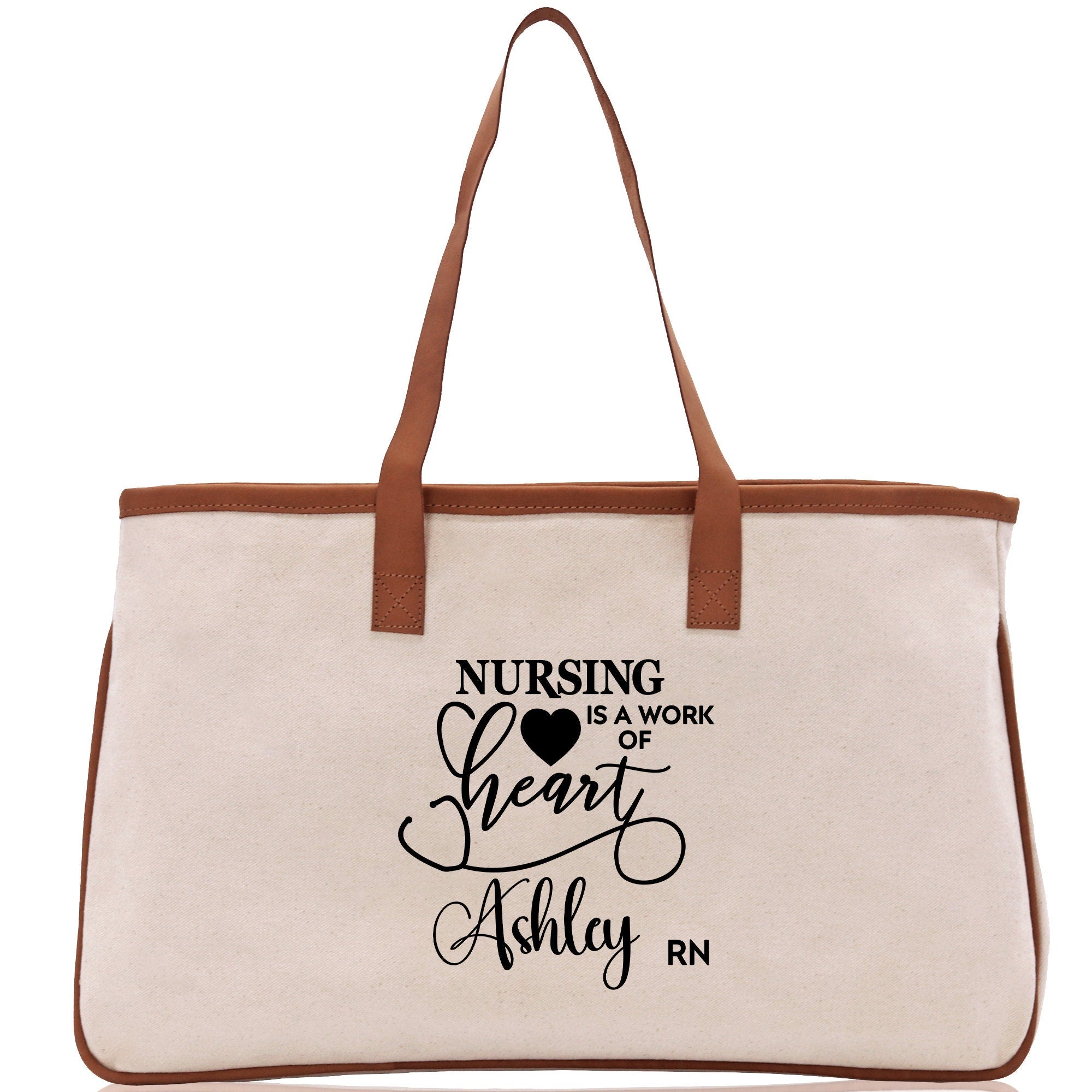 Nurse Personalized Tote Bag Nurse Gift Registered Nurse Tote RN Tote RN Gift Future Nurse Gift Nursing Student Gift Nurse Graduation Gift - Aaria Tees Aaria Tees