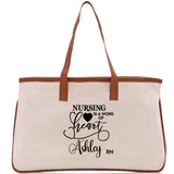 Nurse Personalized Tote Bag Nurse Gift Registered Nurse Tote RN Tote RN Gift Future Nurse Gift Nursing Student Gift Nurse Graduation Gift - Aaria Tees Aaria Tees