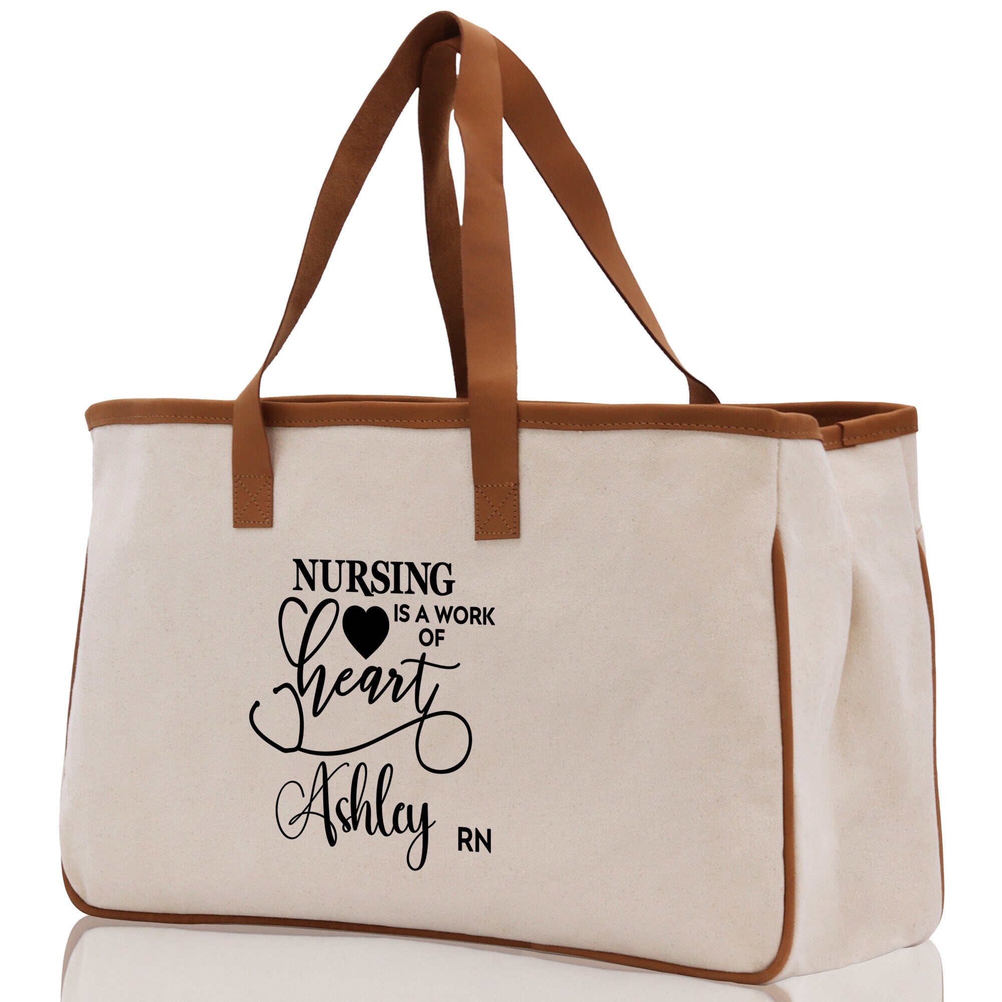 Nurse Personalized Tote Bag Nurse Gift Registered Nurse Tote RN Tote RN Gift Future Nurse Gift Nursing Student Gift Nurse Graduation Gift - Aaria Tees Aaria Tees