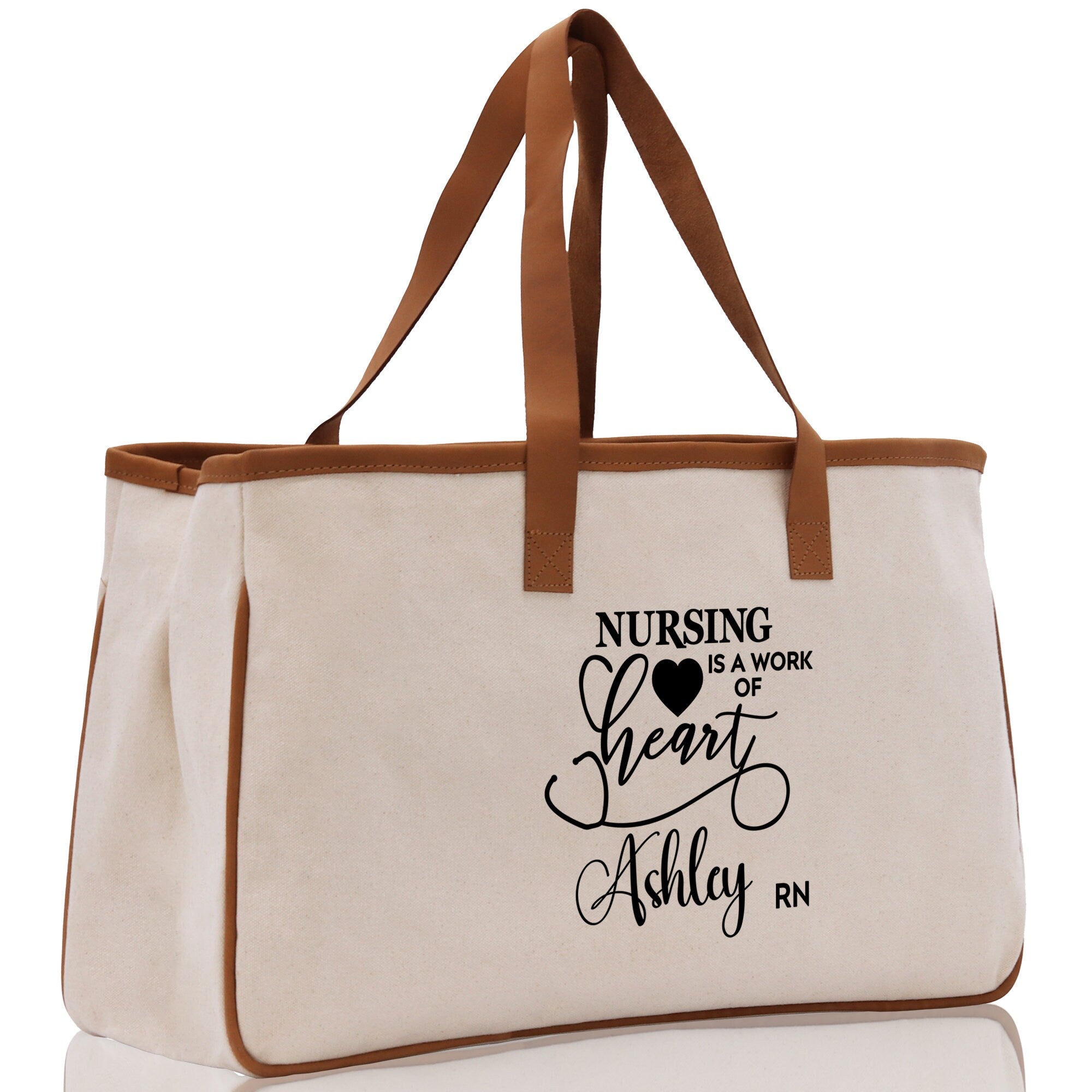 Nurse Personalized Tote Bag Nurse Gift Registered Nurse Tote RN Tote RN Gift Future Nurse Gift Nursing Student Gift Nurse Graduation Gift - Aaria Tees Aaria Tees