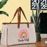 Teacher Stuff Tote Bag Teacher Bag Teacher Gift Teacher Retirement Gift Best Teacher Gifts Teacher Appreciation Gift Teacher Strong Tote Bag - Aaria Tees Aaria Tees