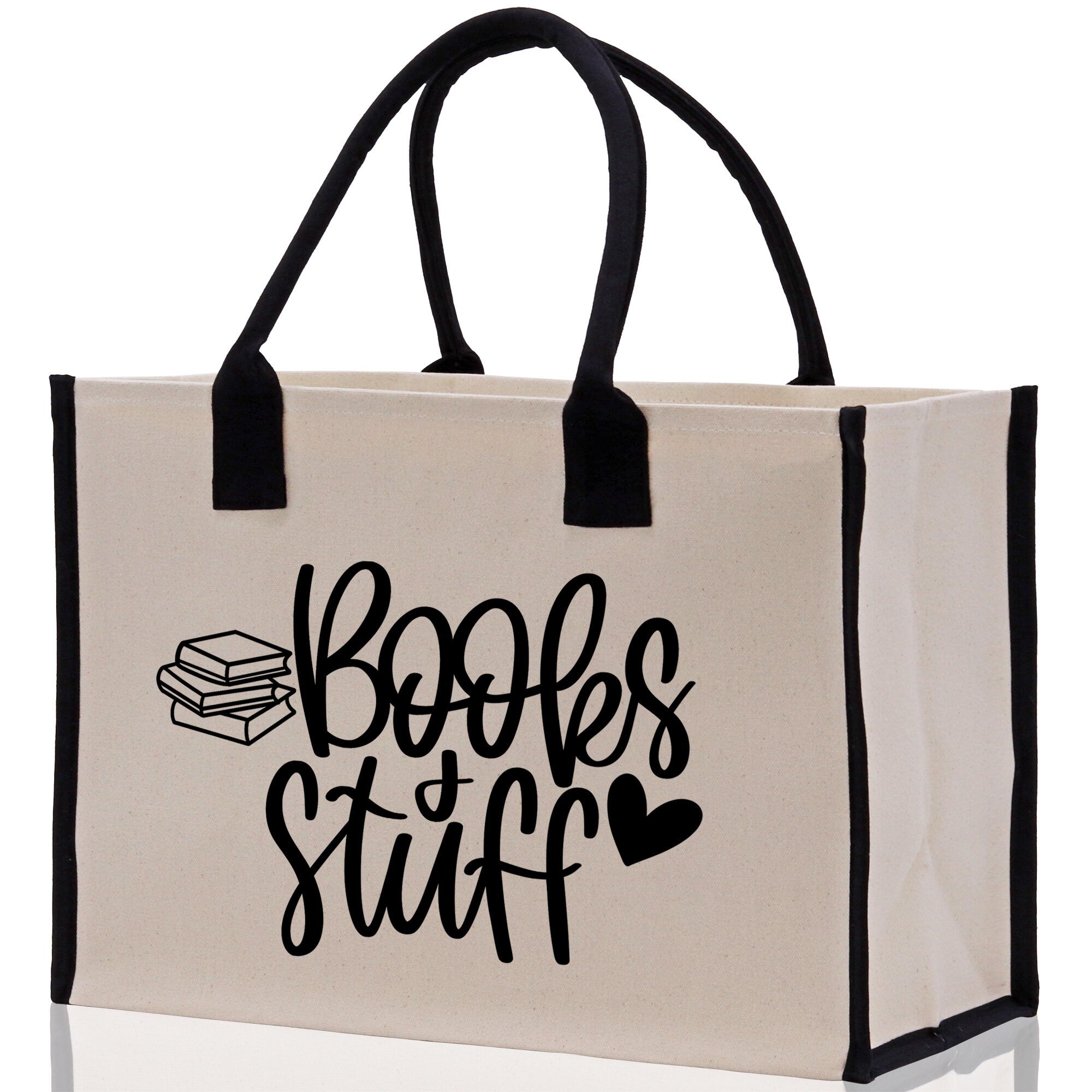 Books Stuff Tote Bag Bookworm Gift Book Quotes Party Gift Book Lover Tote Book Canvas Tote Bag Birthday Gift Library Bag Grocery Bag - Aaria Tees Aaria Tees