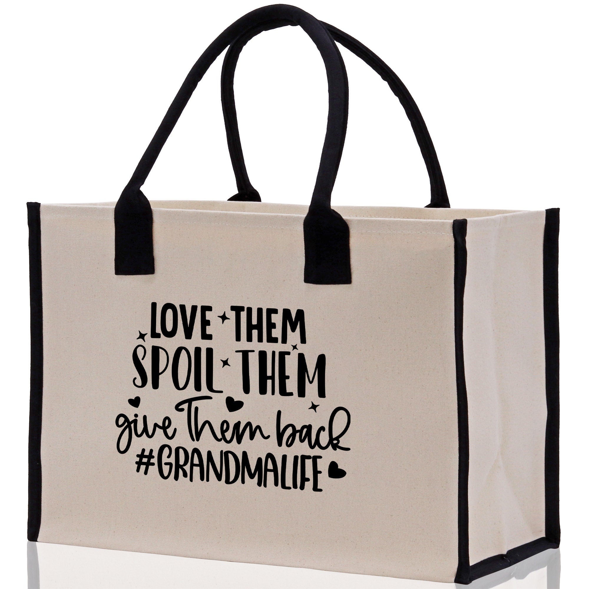 Grandma Tote Bag Grandma's Getaway Bag Grandma Nana Bag Grandma Gift Bag Shopping Bag Mothers Day Gift Live Love Spoil Bag Grandma Beach Bag - Aaria Tees Aaria Tees