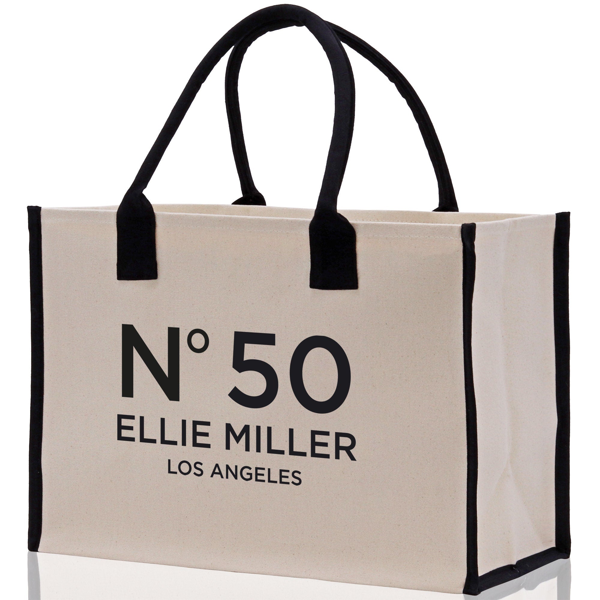 Birthday Celebration Personalized Gift Canvas Tote Bag with Name and State 40th 50th Birthday Gift Tote Bag for Her Custom Birthday Gift - Aaria Tees Aaria Tees