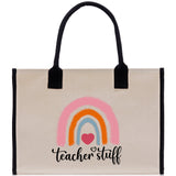 Teacher Stuff Tote Bag Teacher Bag Teacher Gift Teacher Retirement Gift Best Teacher Gifts Teacher Appreciation Gift Teacher Strong Tote Bag - Aaria Tees Aaria Tees