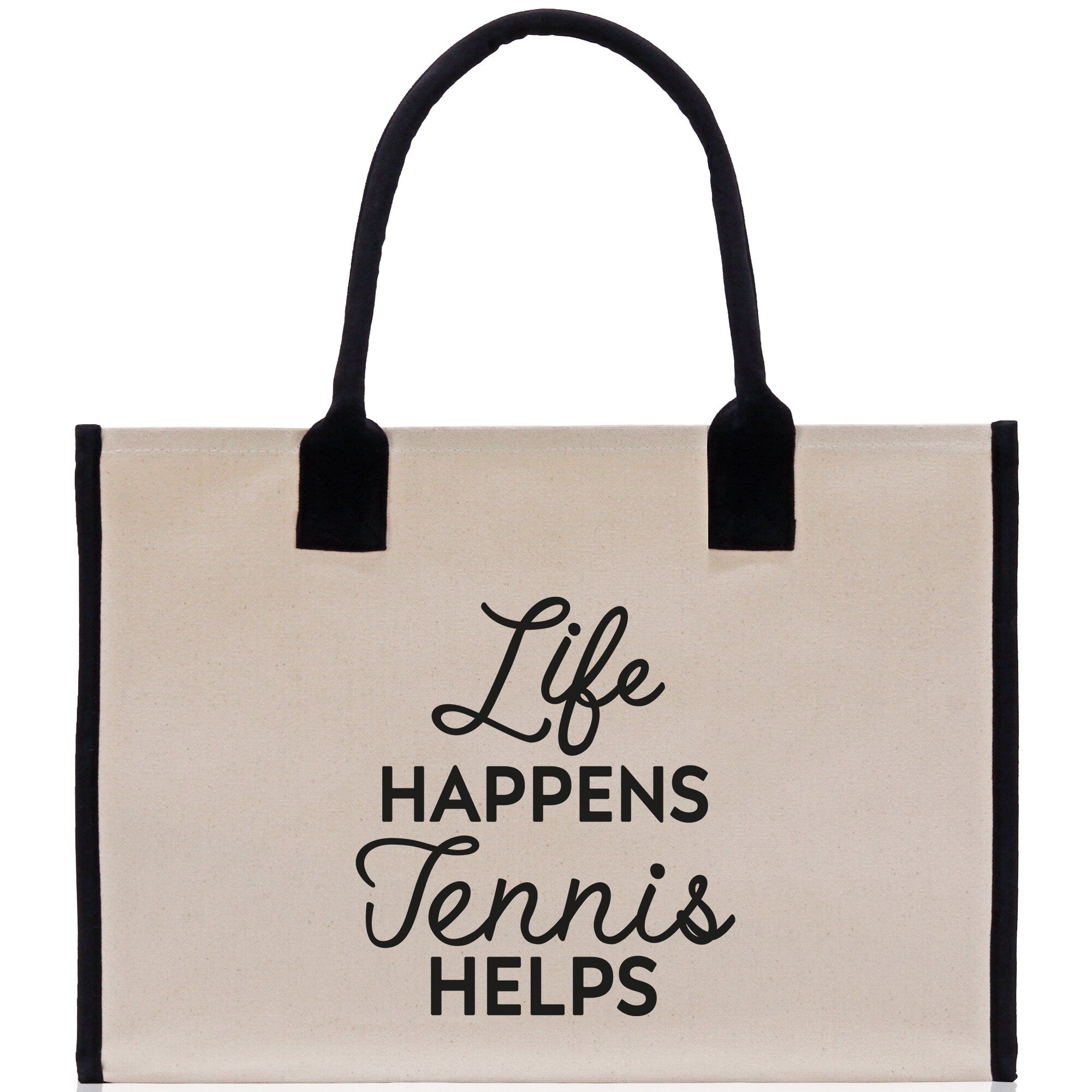 Tennis Tote Bag Custom Tennis Tote Bag Tennis Sport Gift for Her Personalized Tennis Bag Tennis Love Bag Tennis Coach Gift Canvas Tote Bag - Aaria Tees Aaria Tees