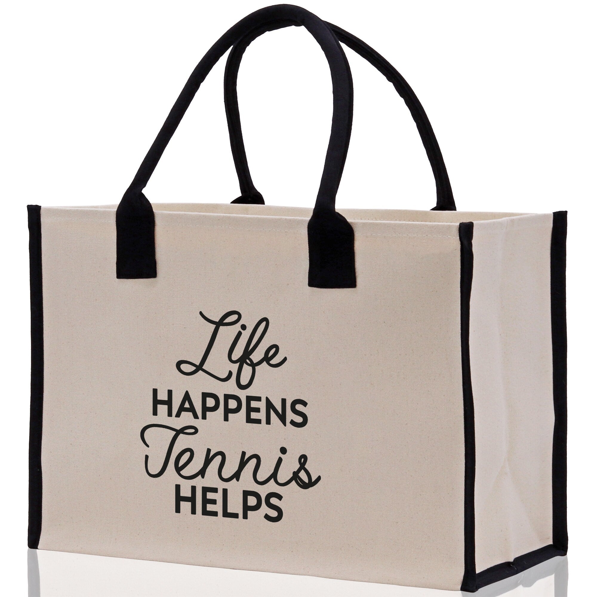 Tennis Tote Bag Custom Tennis Tote Bag Tennis Sport Gift for Her Personalized Tennis Bag Tennis Love Bag Tennis Coach Gift Canvas Tote Bag - Aaria Tees Aaria Tees