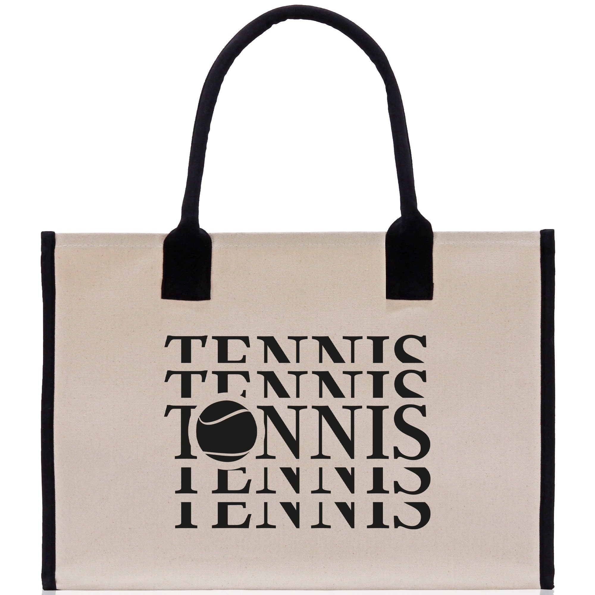 Tennis Tote Bag Custom Tennis Tote Bag Tennis Sport Gift for Her Personalized Tennis Bag Tennis Love Bag Tennis Coach Gift Canvas Tote Bag - Aaria Tees Aaria Tees