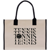 Tennis Tote Bag Custom Tennis Tote Bag Tennis Sport Gift for Her Personalized Tennis Bag Tennis Love Bag Tennis Coach Gift Canvas Tote Bag - Aaria Tees Aaria Tees