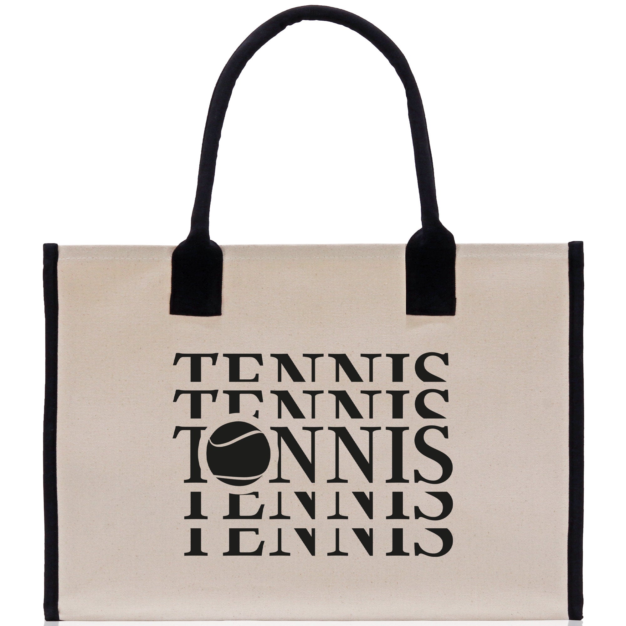 Tennis Tote Bag Custom Tennis Tote Bag Tennis Sport Gift for Her Personalized Tennis Bag Tennis Love Bag Tennis Coach Gift Canvas Tote Bag - Aaria Tees Aaria Tees