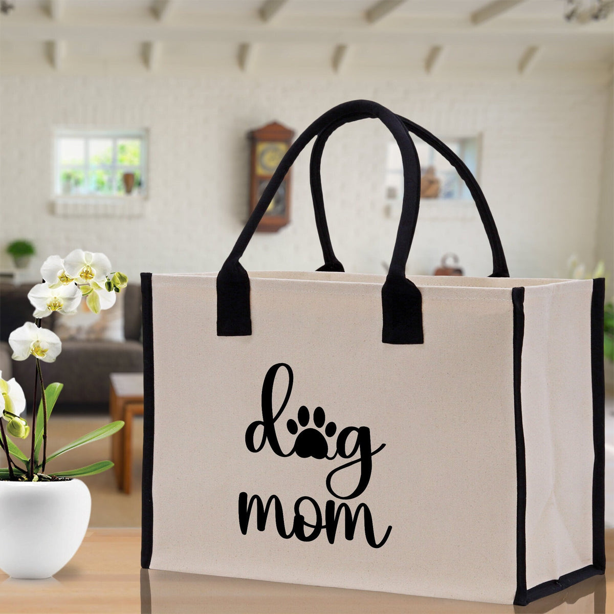 Dog Travel Bag Mom Tote Bag Mama Tote Mom Stuff Bag Mommy Bag Dog Mom Gift Dog Mom Bag Mom Gift Best Mom Ever Bag Boy Girl Mama Tote - Aaria Tees