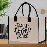 Teacher Stuff Tote Bag Teacher Bag Teacher Gift Teacher Retirement Gift Best Teacher Gifts Teacher Appreciation Gift Teacher Strong Tote Bag - Aaria Tees Aaria Tees