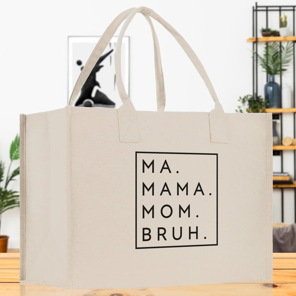Ma Mama Mom Bruh Canvas Tote Bag Mama Tote Mom Stuff Bag Mommy Bag Dog Mom Gift Dog Mom Bag Mom Shopping Bag New Mom Gift Best Mom Ever Bag - Aaria Tees