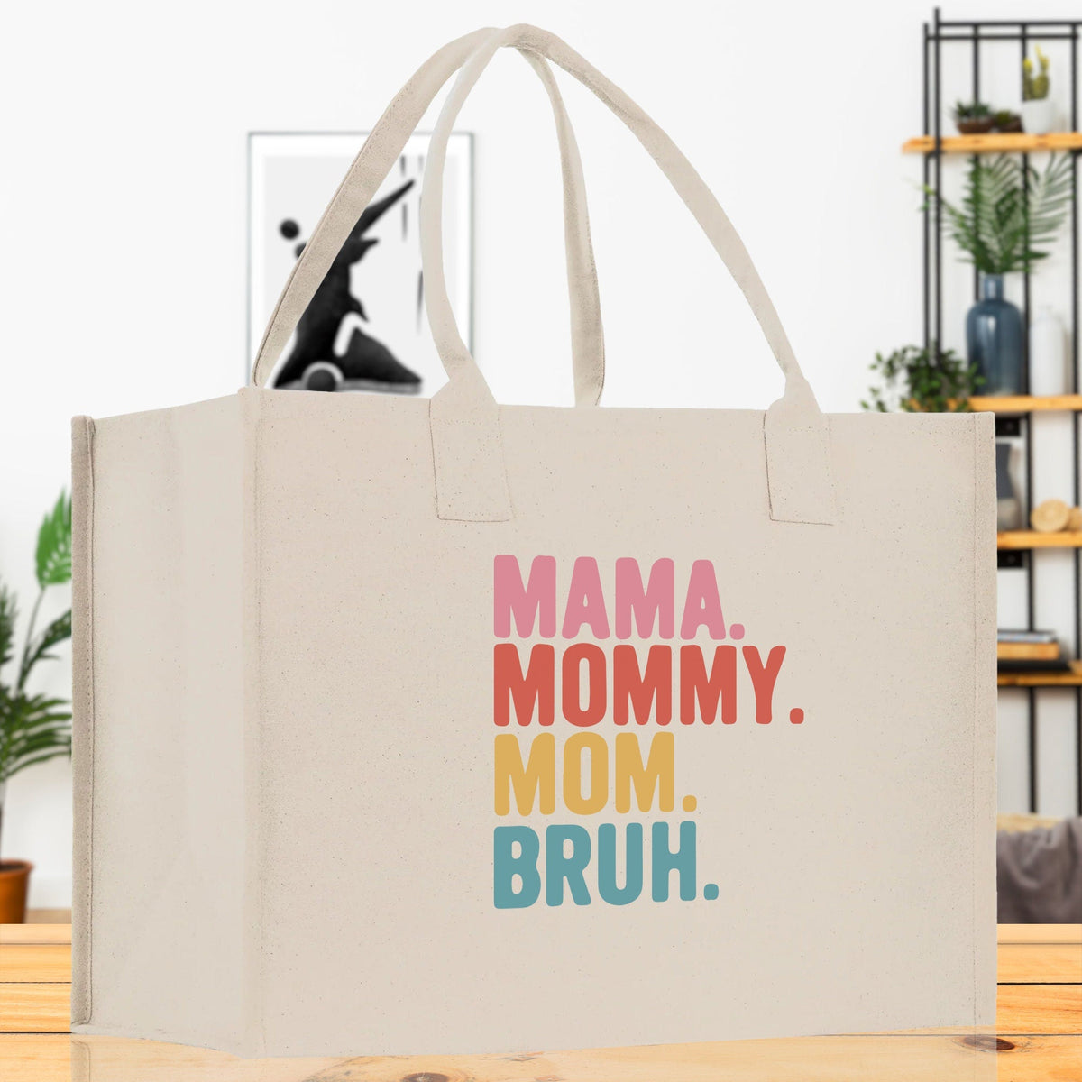 Mama Mommy Mom Bruh Canvas Tote Bag Mama Tote Mom Stuff Bag Mommy Bag Dog Mom Gift Dog Mom Bag Mom Shopping Bag Mom Gift Best Mom Ever Bag - Aaria Tees
