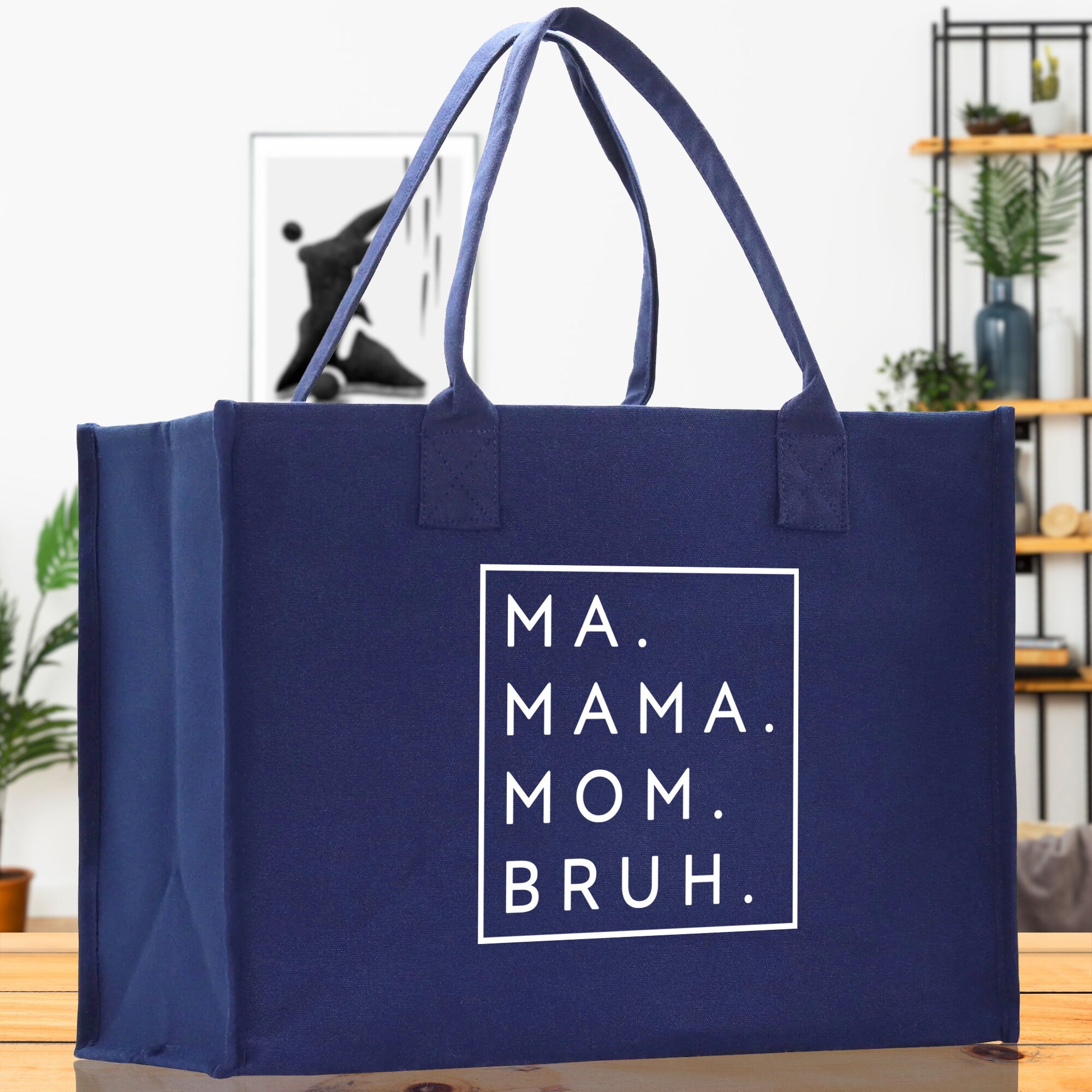 Ma Mama Mom Bruh Canvas Tote Bag Mama Tote Mom Stuff Bag Mommy Bag Dog Mom Gift Dog Mom Bag Mom Shopping Bag New Mom Gift Best Mom Ever Bag - Aaria Tees Aaria Tees