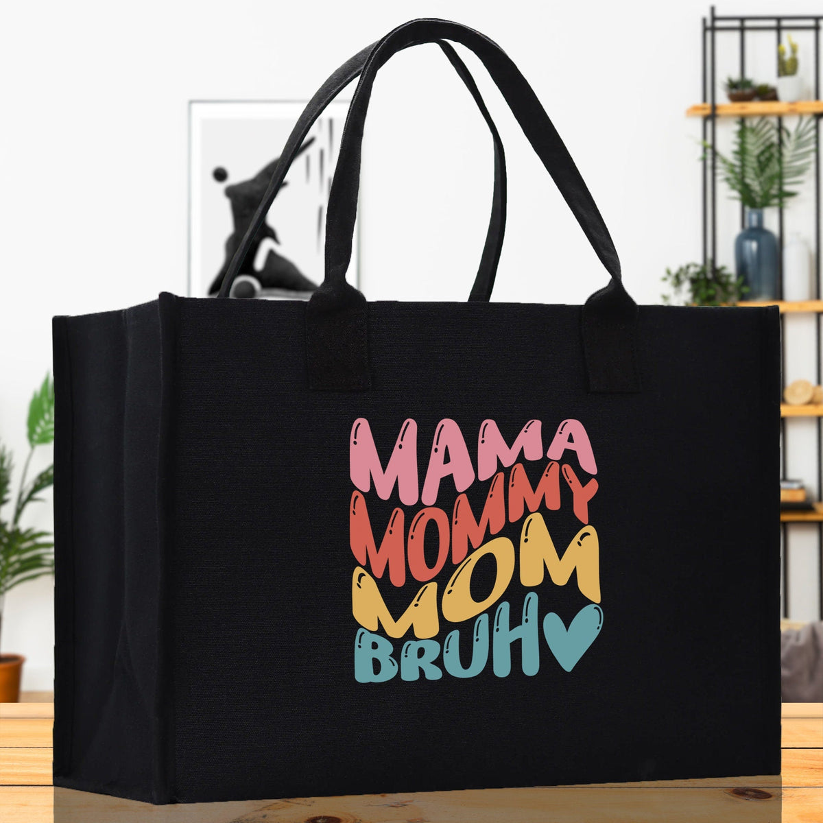 Mama Mommy Mom Bruh Canvas Tote Bag Mama Tote Mom Stuff Bag Mommy Bag Dog Mom Gift Dog Mom Bag Mom Shopping Bag Mom Gift Best Mom Ever Bag - Aaria Tees