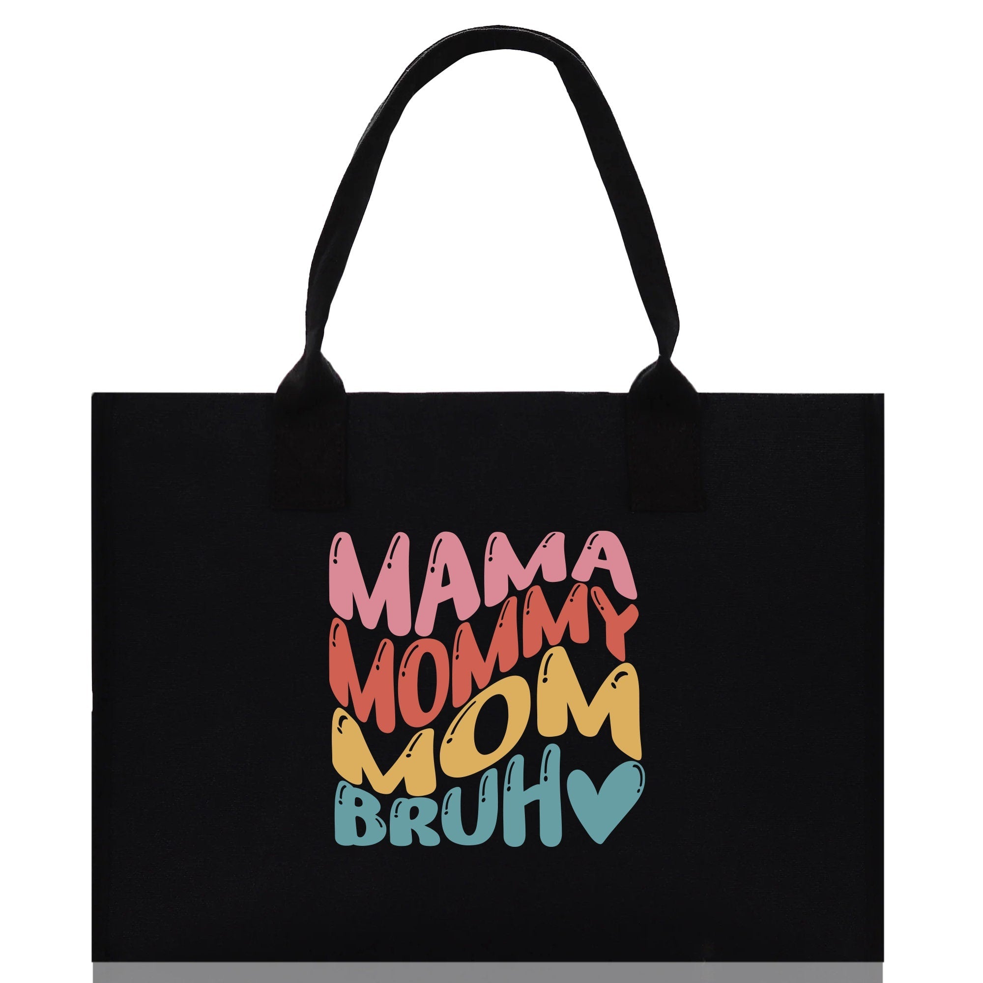 Mama Mommy Mom Bruh Canvas Tote Bag Mama Tote Mom Stuff Bag Mommy Bag Dog Mom Gift Dog Mom Bag Mom Shopping Bag Mom Gift Best Mom Ever Bag - Aaria Tees Aaria Tees