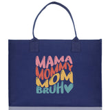 Mama Mommy Mom Bruh Canvas Tote Bag Mama Tote Mom Stuff Bag Mommy Bag Dog Mom Gift Dog Mom Bag Mom Shopping Bag Mom Gift Best Mom Ever Bag - Aaria Tees Aaria Tees