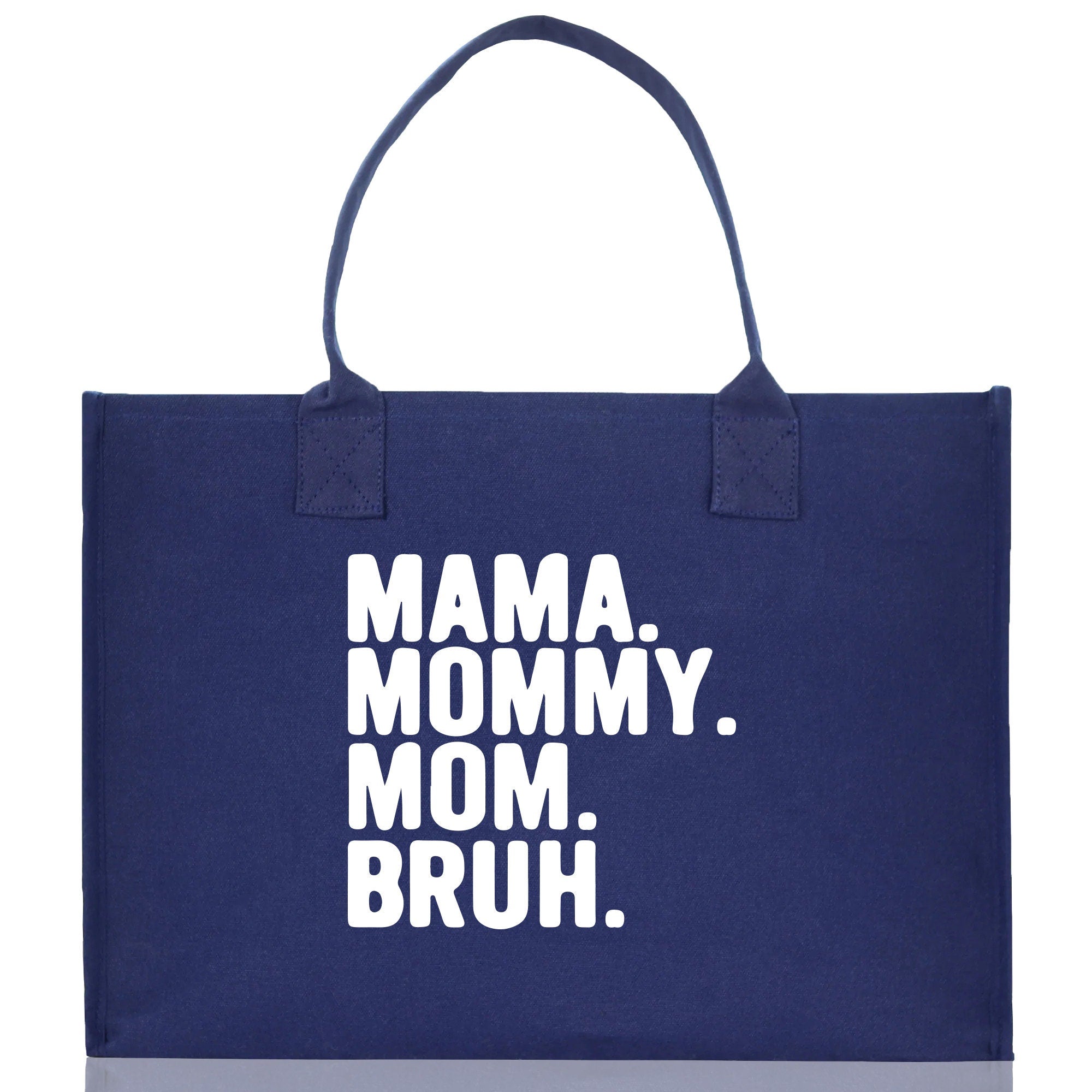 Mama Mommy Mom Bruh Canvas Tote Bag Mama Tote Mom Stuff Bag Mommy Bag Dog Mom Gift Dog Mom Bag Mom Shopping Bag Mom Gift Best Mom Ever Bag - Aaria Tees Aaria Tees