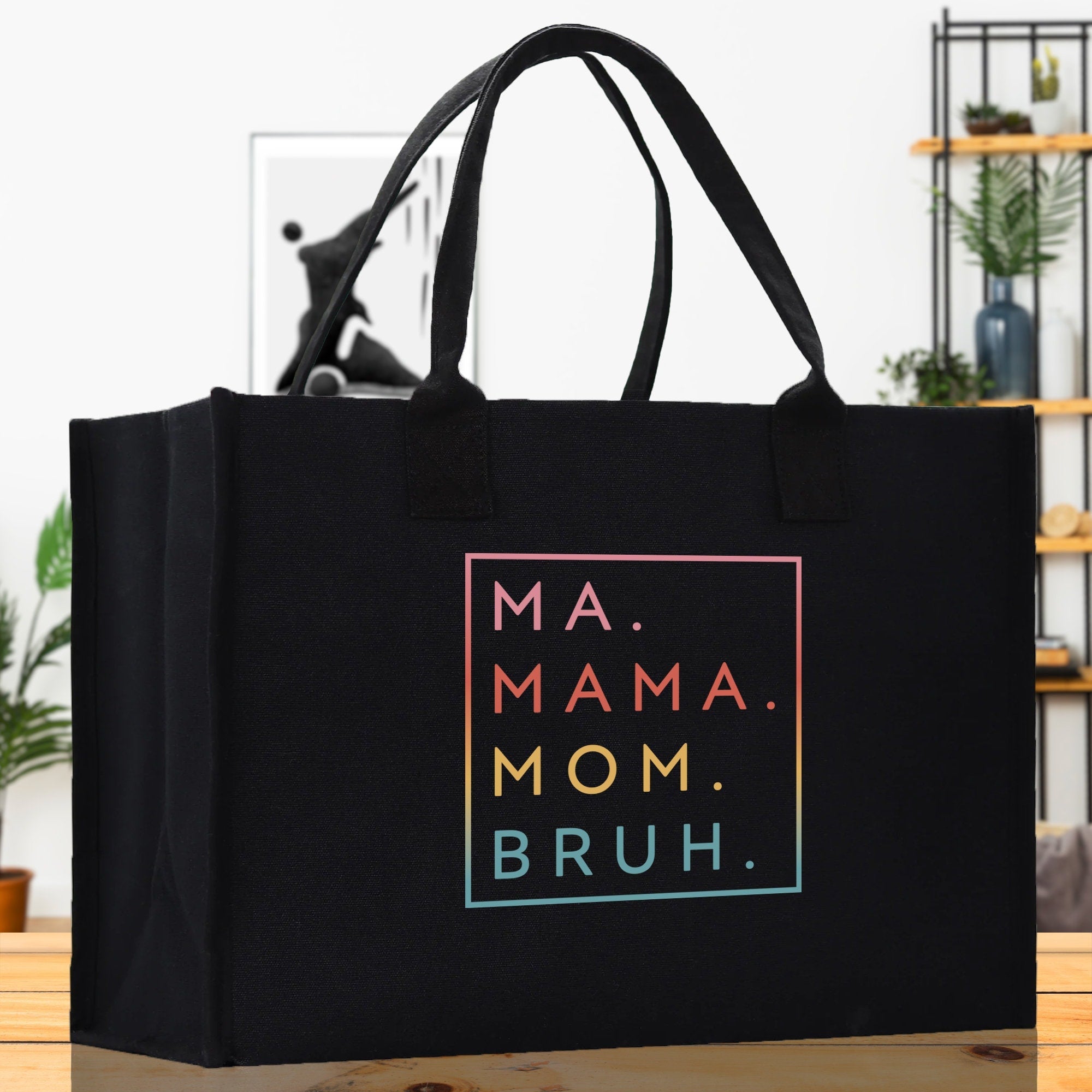 Ma Mama Mom Bruh Canvas Tote Bag Mama Tote Mom Stuff Bag Mommy Bag Dog Mom Gift Dog Mom Bag Mom Shopping Bag New Mom Gift Best Mom Ever Bag - Aaria Tees Aaria Tees