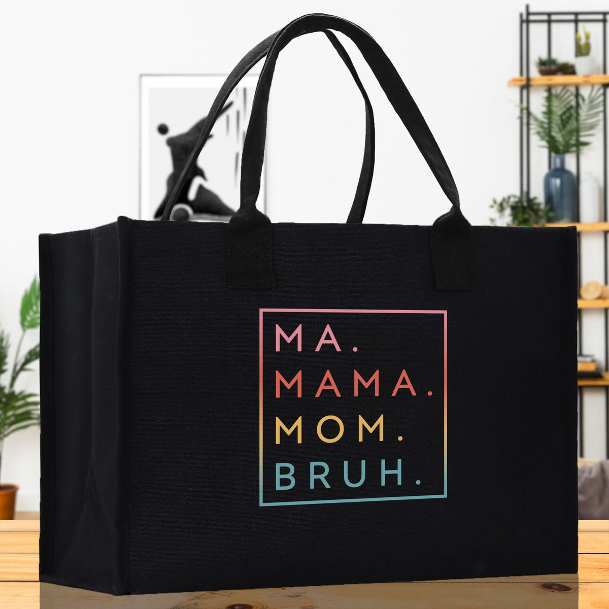 Ma Mama Mom Bruh Canvas Tote Bag Mama Tote Mom Stuff Bag Mommy Bag Dog Mom Gift Dog Mom Bag Mom Shopping Bag New Mom Gift Best Mom Ever Bag - Aaria Tees