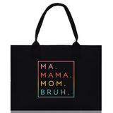 Ma Mama Mom Bruh Canvas Tote Bag Mama Tote Mom Stuff Bag Mommy Bag Dog Mom Gift Dog Mom Bag Mom Shopping Bag New Mom Gift Best Mom Ever Bag - Aaria Tees Aaria Tees