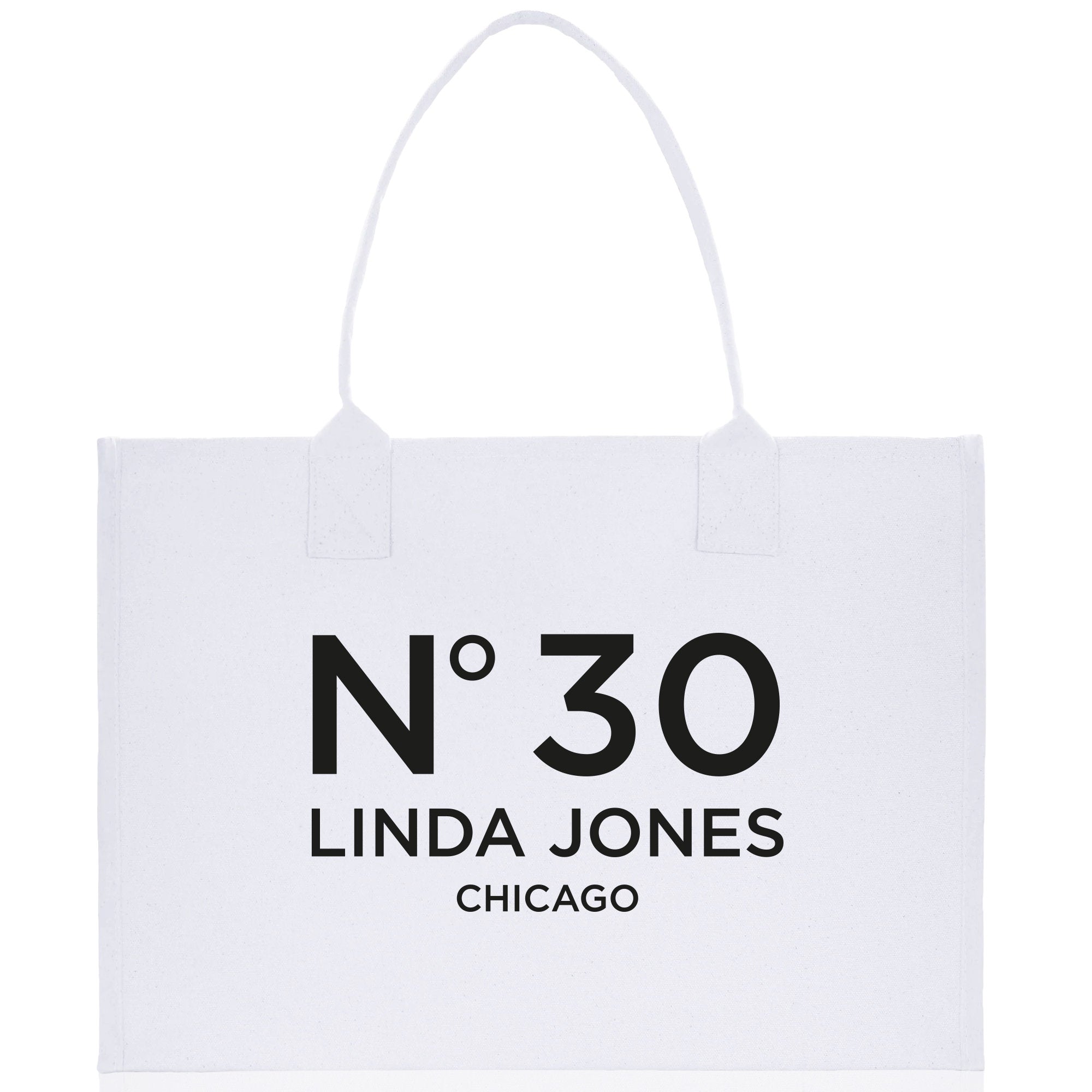 Birthday Celebration Personalized Gift Canvas Tote Bag with Name and State 40th 50th Birthday Gift Tote Bag for Her Custom Birthday Gift - Aaria Tees Aaria Tees