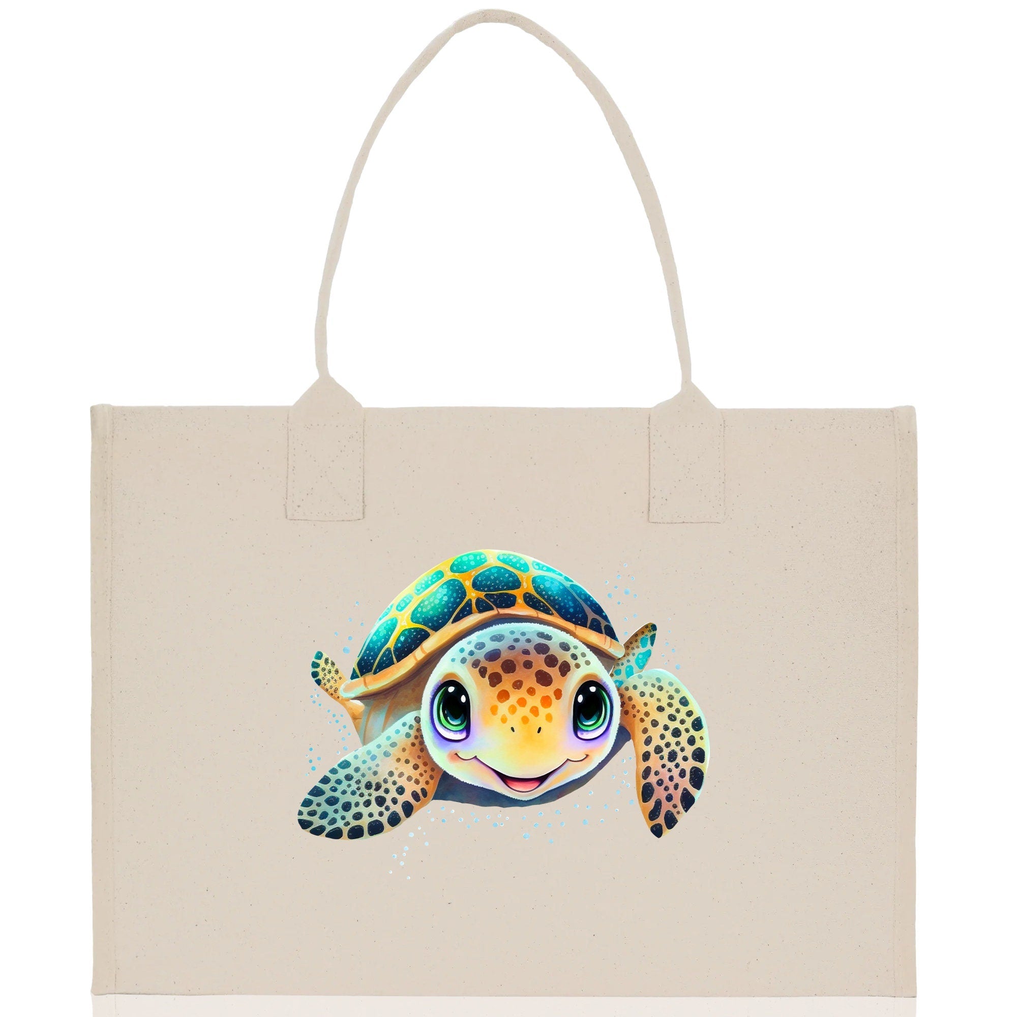 Sea Turtle Canvas Tote Bag Ocean Tote Bag Turtle Lover Tote Bag Animal Lover toTe Bag Ocean Lover Gift Tortoise Tote Bag Nature Lover Tote - Aaria Tees Aaria Tees